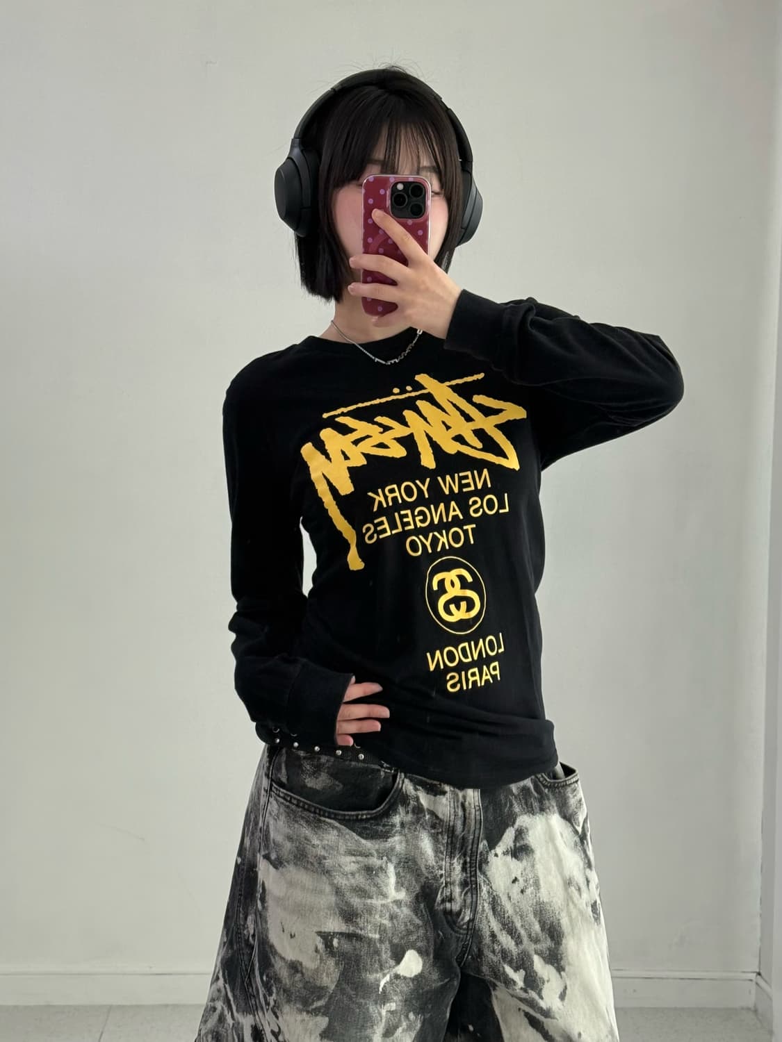 스투시 월드투어 롱슬리브 상품이미지1