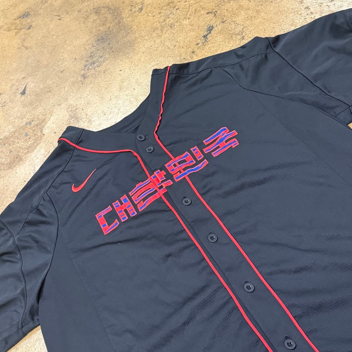 [ 정품/2XL ] 나이키 스우시 대한민국 국대 반팔 야구 유니폼 b8 상품이미지1