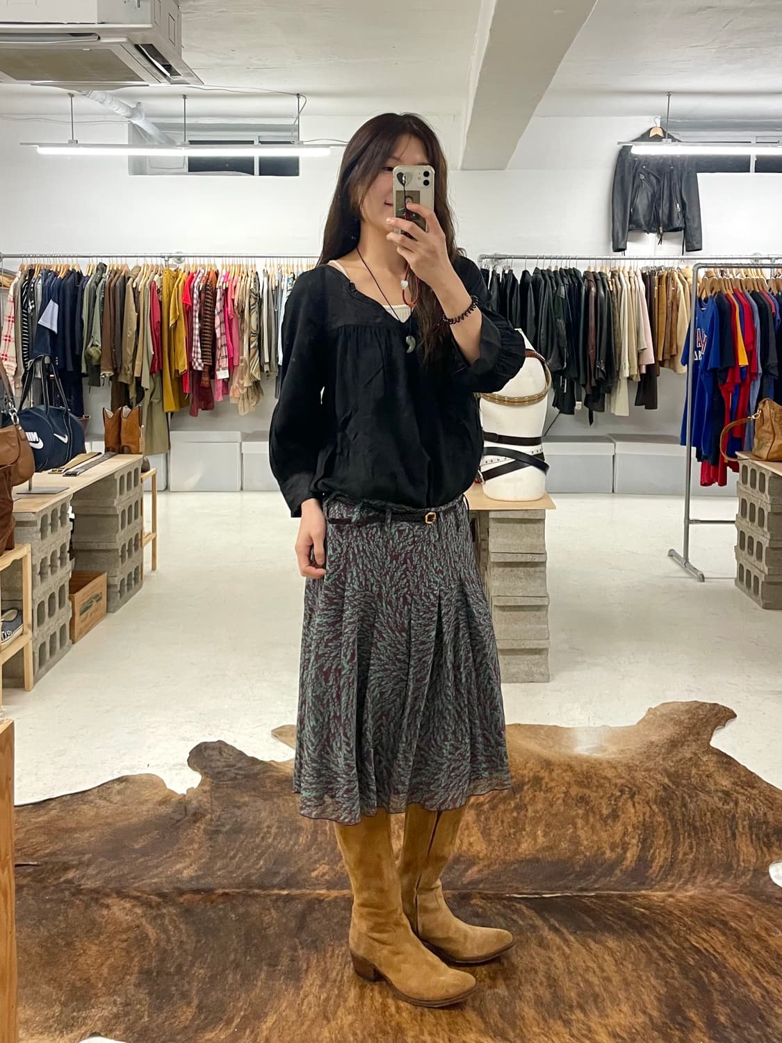 BEAMS tunic blouse 빔즈 튜닉 블라우스 상품이미지2