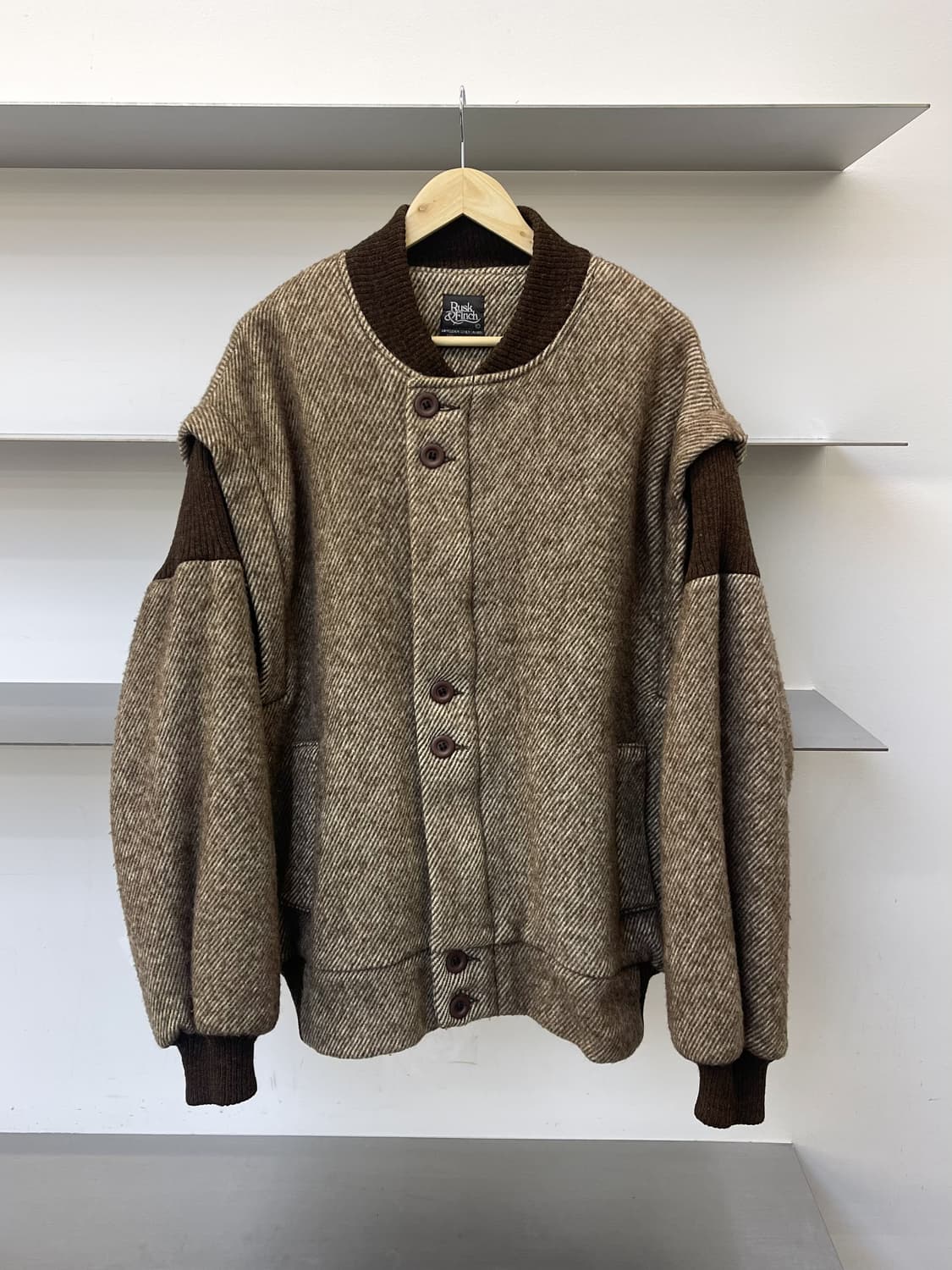 러스크 앤 핀치 90‘s 뉴질랜드 울 자켓 상품이미지1