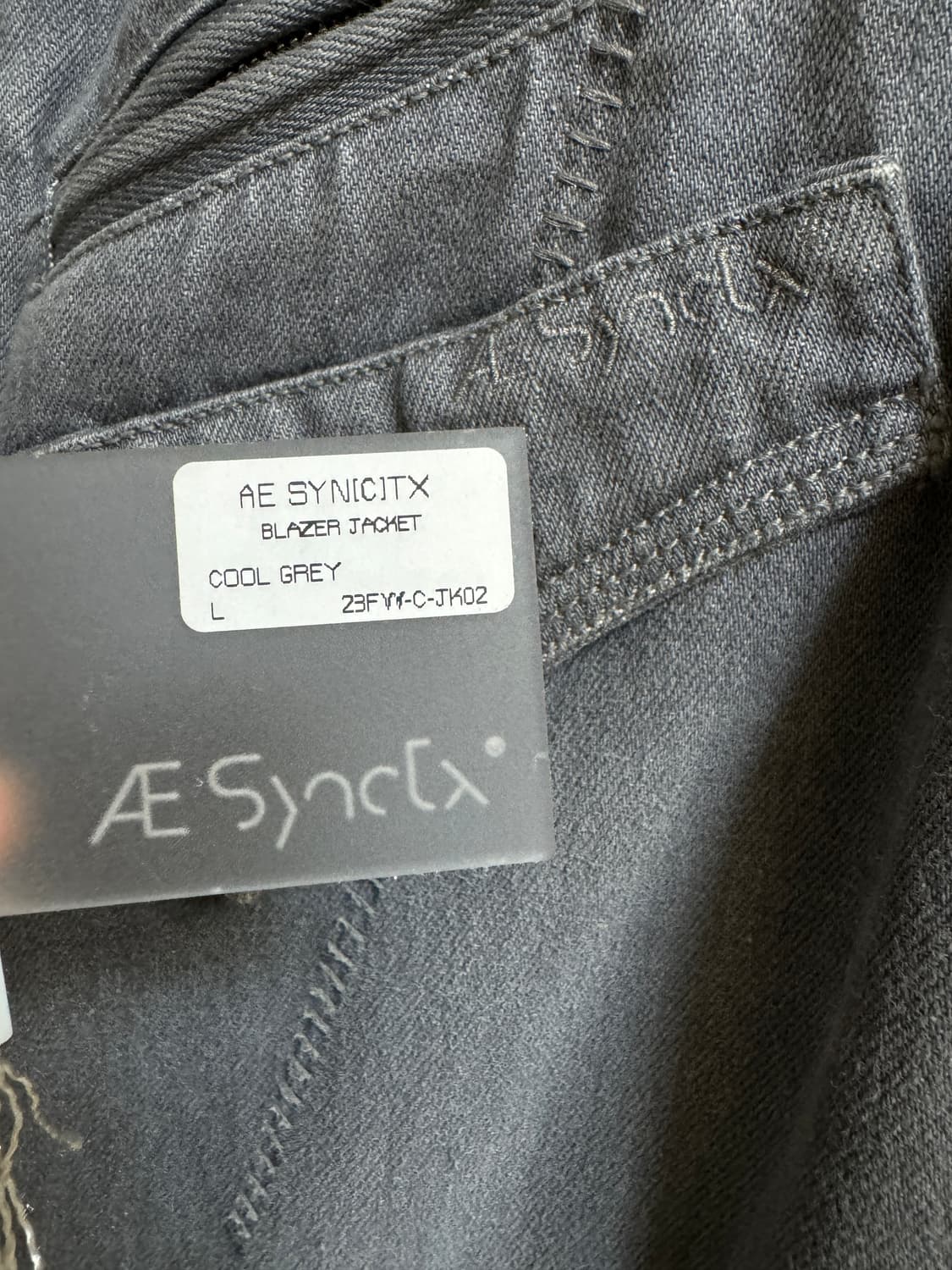 aesynctx 블레이저 데님자켓 [L] 상품이미지9