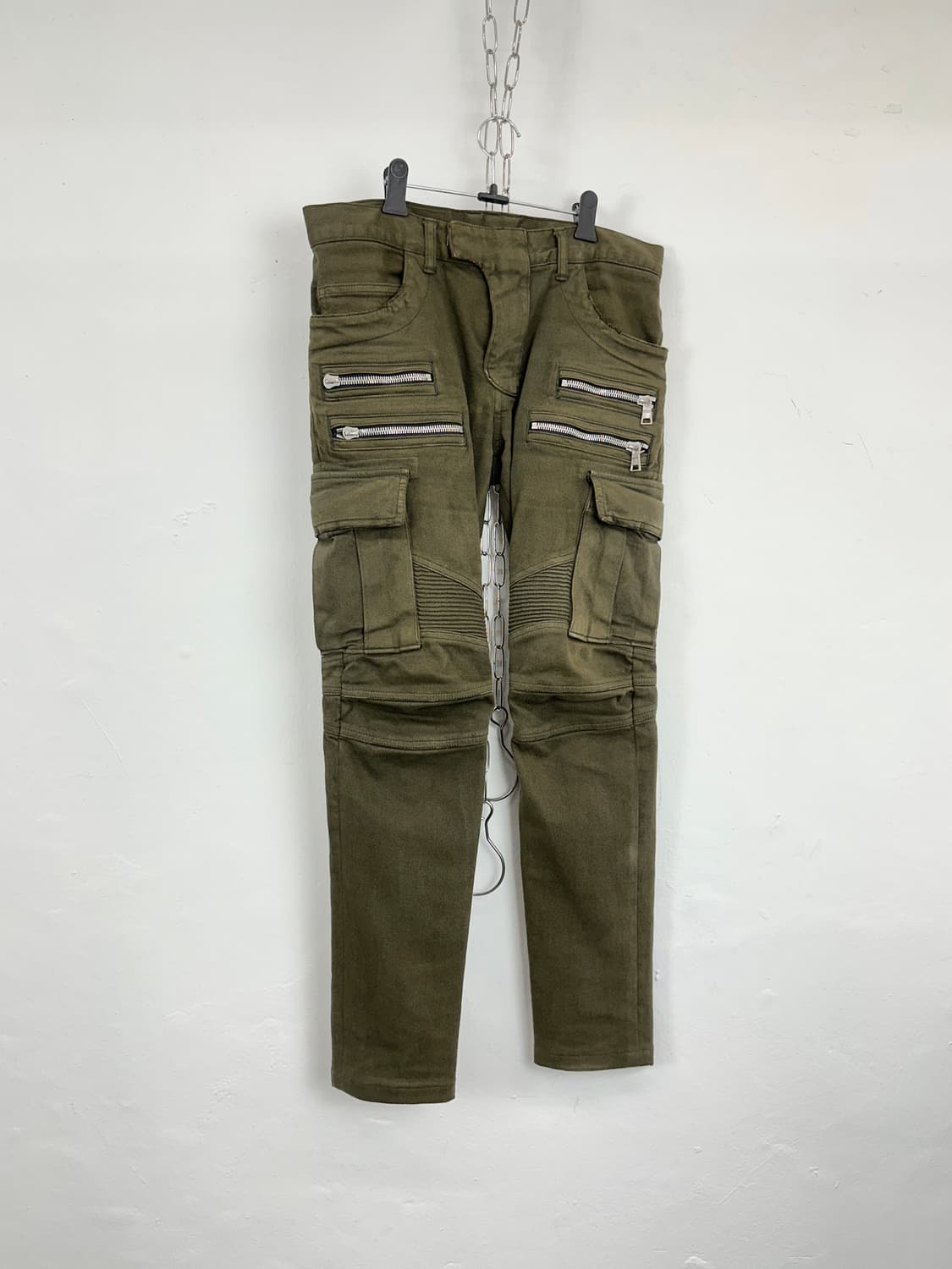 Balmain Multi-Zip Biker Jeans 상품이미지1