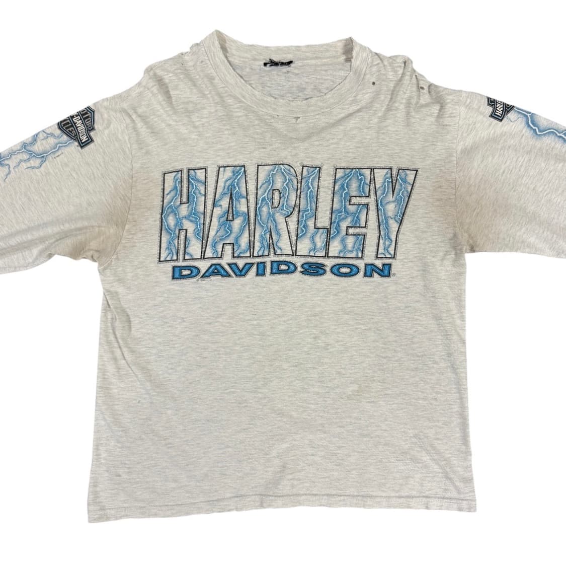 빈티지 90s 할리데이비슨 라이트닝 롱슬리브 티셔츠 상품이미지5