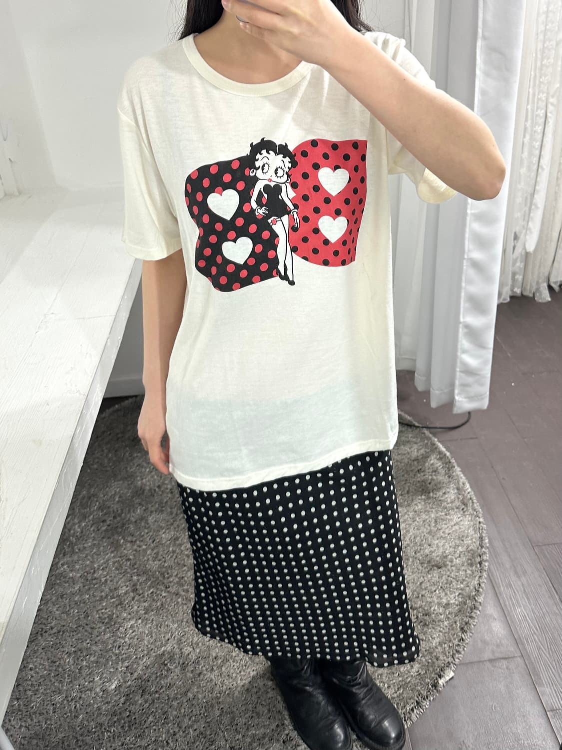 dot midi skirt 상품이미지3