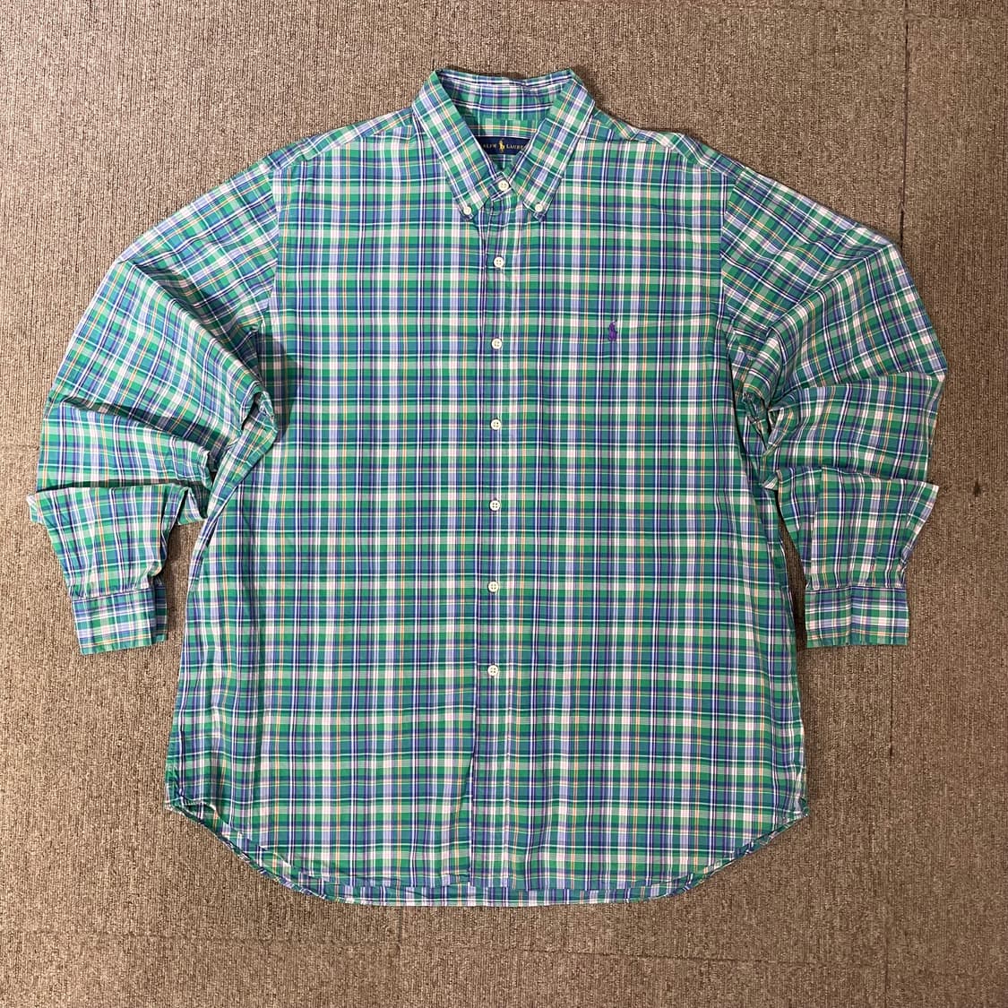  (2XL) POLO 폴로 랄프로렌 체크 셔츠 상품이미지2