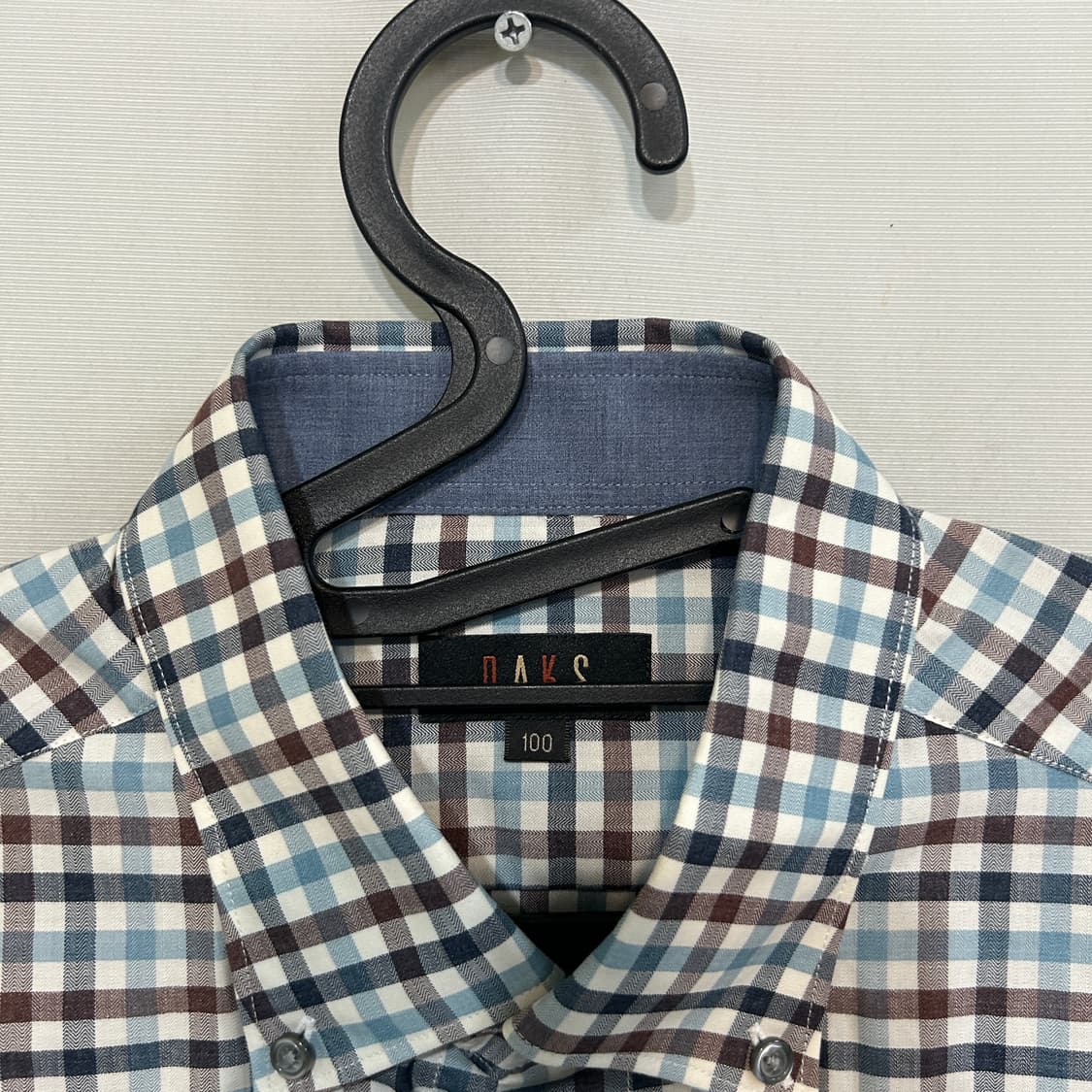 닥스 남성 체크 셔츠 100  상품이미지2