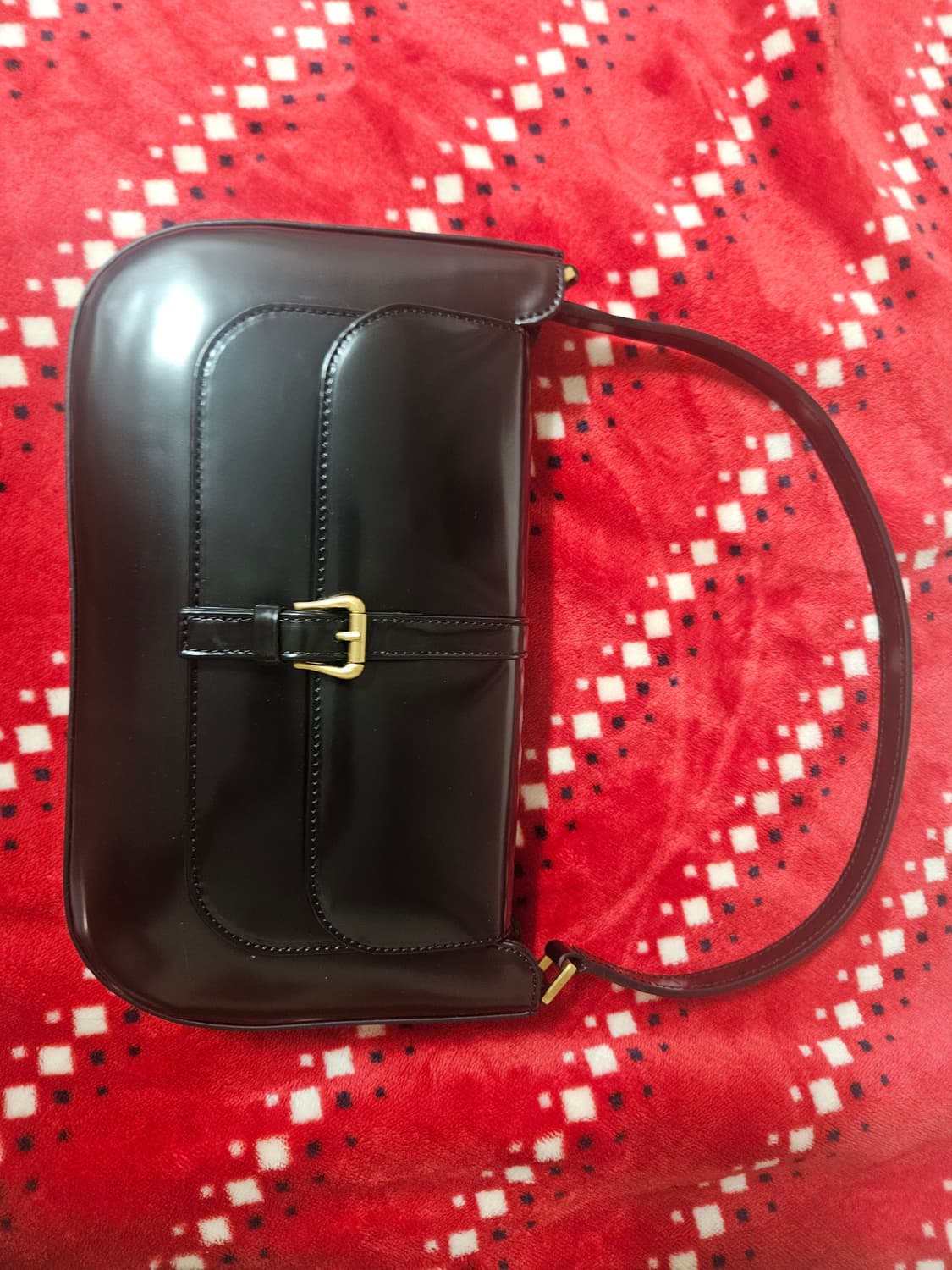 By Far Semi Patent Leather Miranda Black 상품이미지1