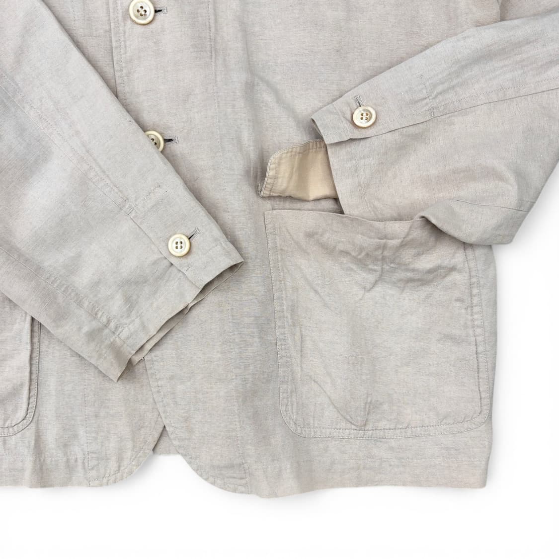 80's 꼼데가르송 옴므 린넨 블레이저 상품이미지5