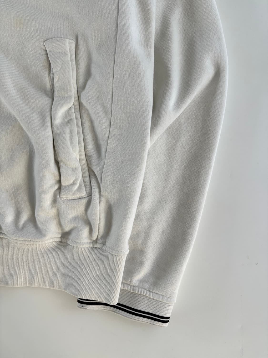 Stone-Island 스톤 아일랜드 와펜 화이트컬러 후드집업 상품이미지4