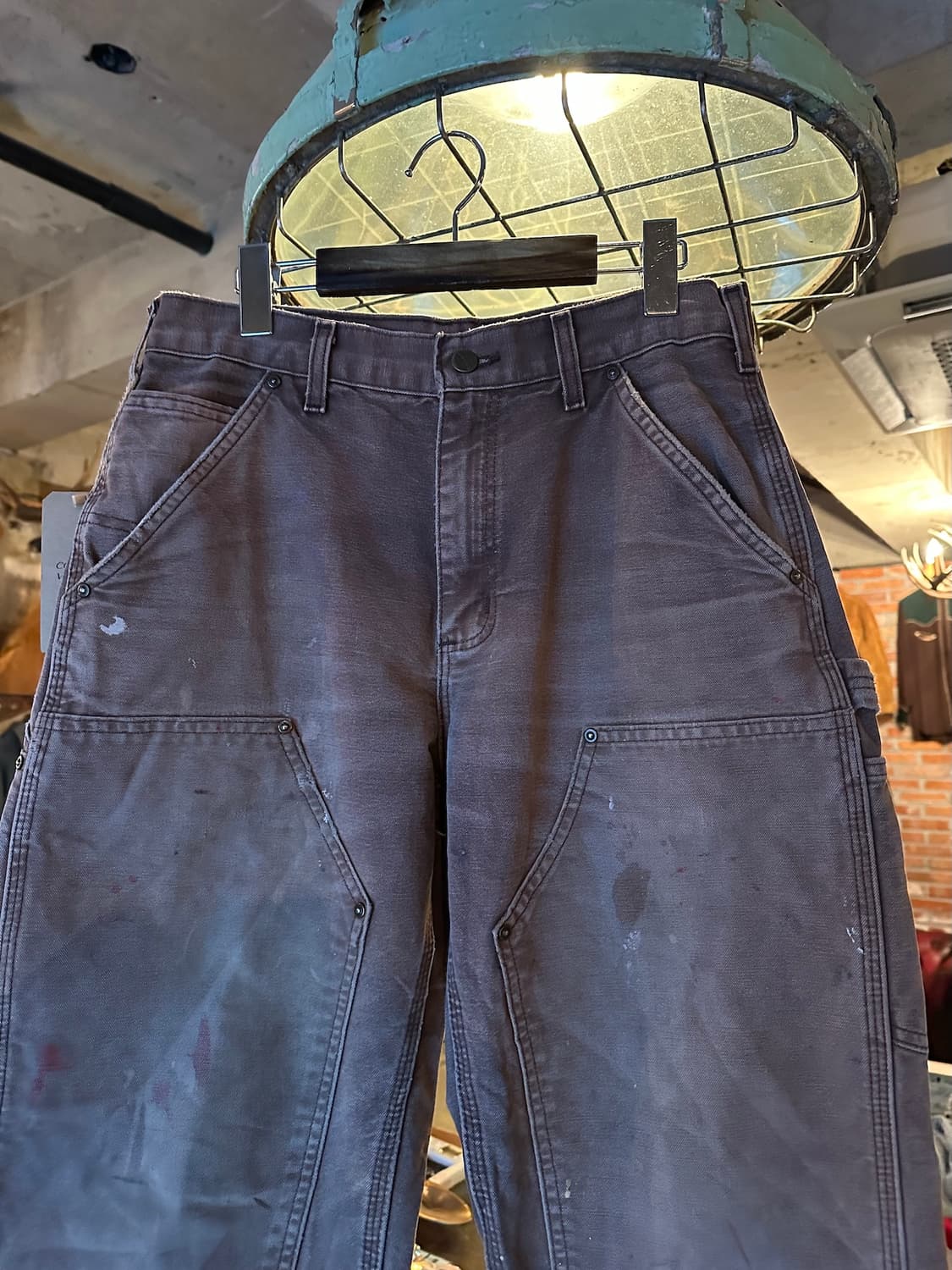 00s 빈티지 칼하트 DKB 캔버스 더블니 워크 팬츠 상품이미지3