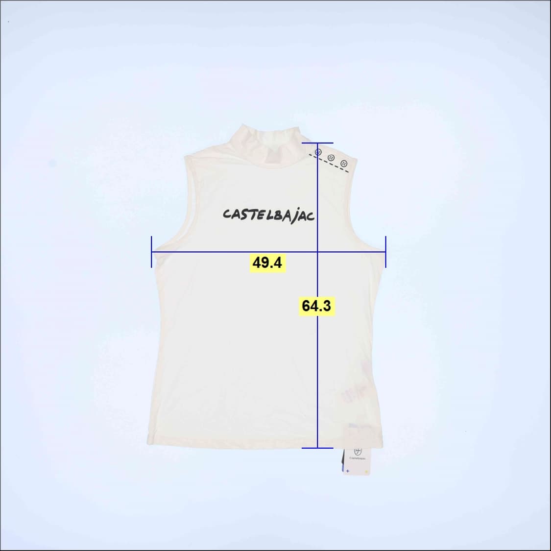 100 새상품 까스텔바작 여성 민소매 0407M 상품이미지4