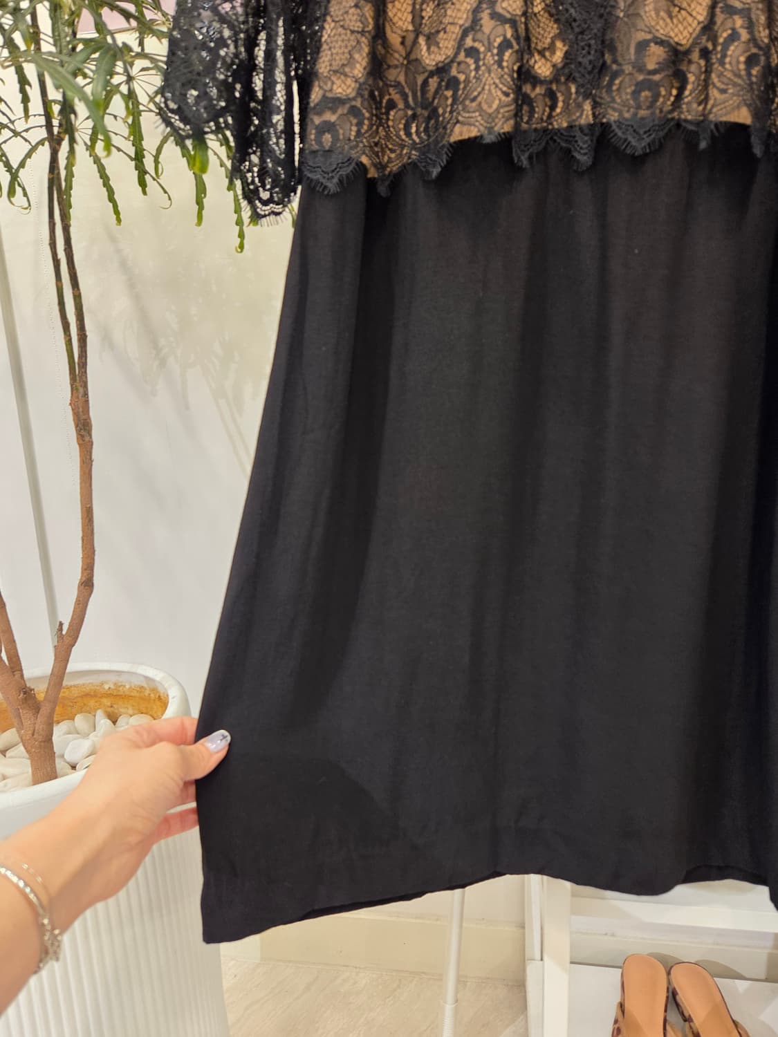 산드로 레이스 미니 원피스 상품이미지4