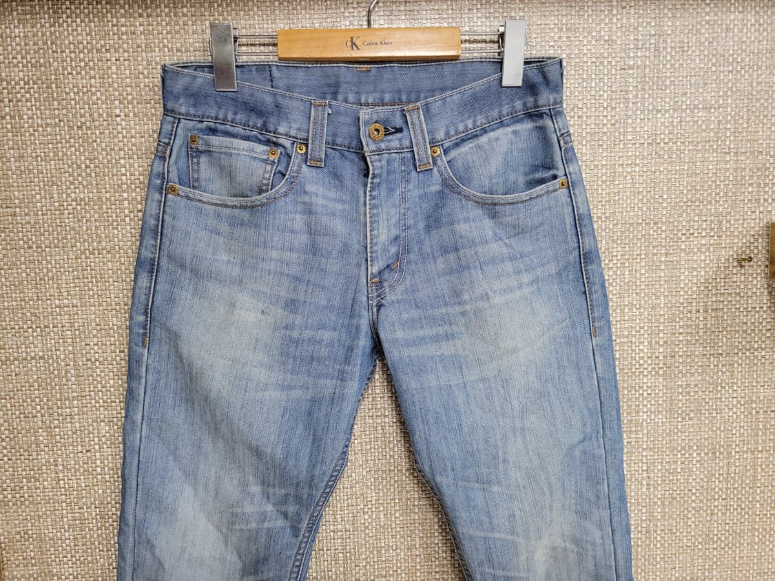 31인치 리바이스 511 슬림핏 청바지 빈티지 연청 아메카지  상품이미지2