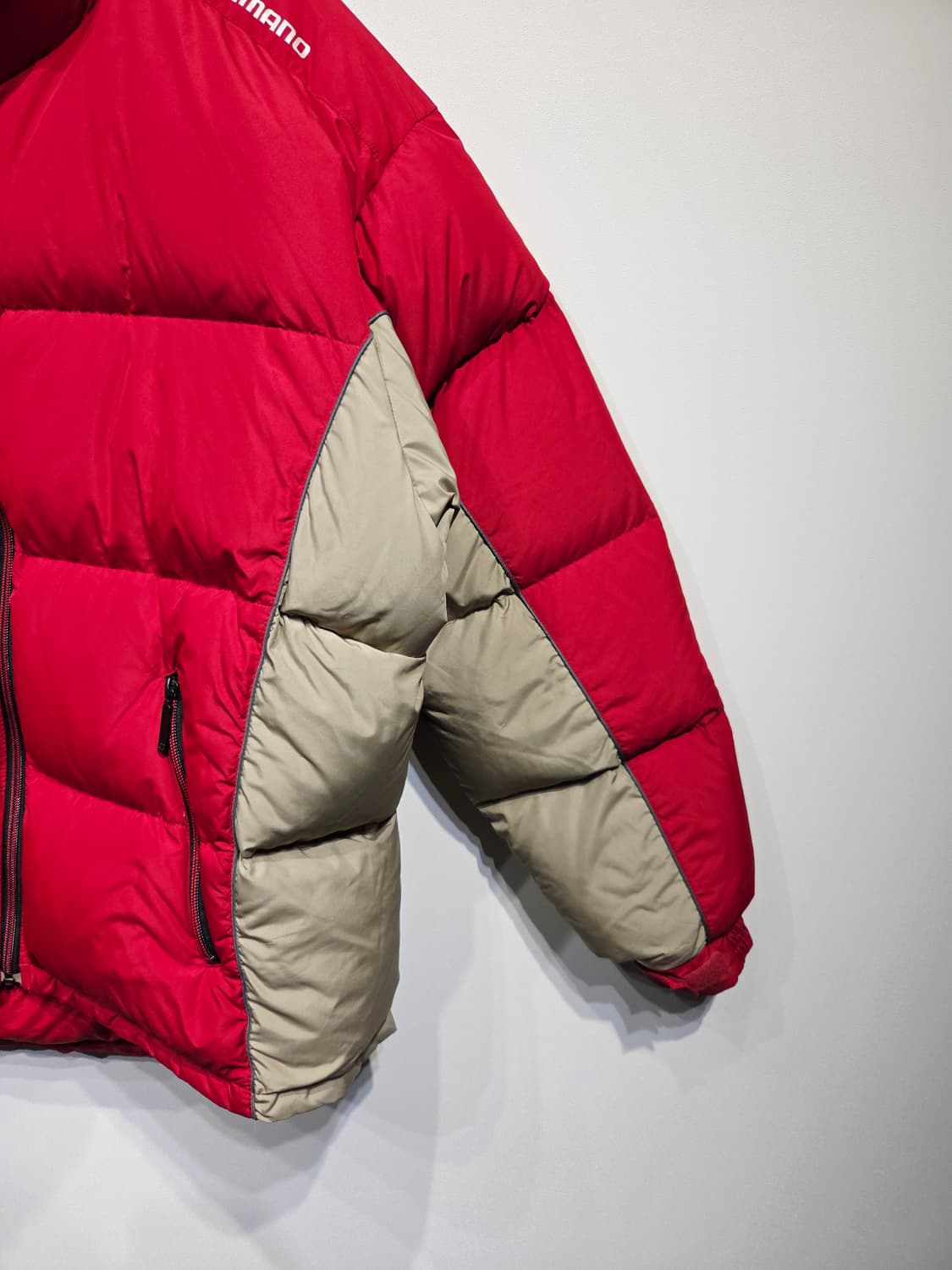 시마노(SHIMANO) STRV+6 그레이 구스다운 방한 패딩 자켓 상품이미지5