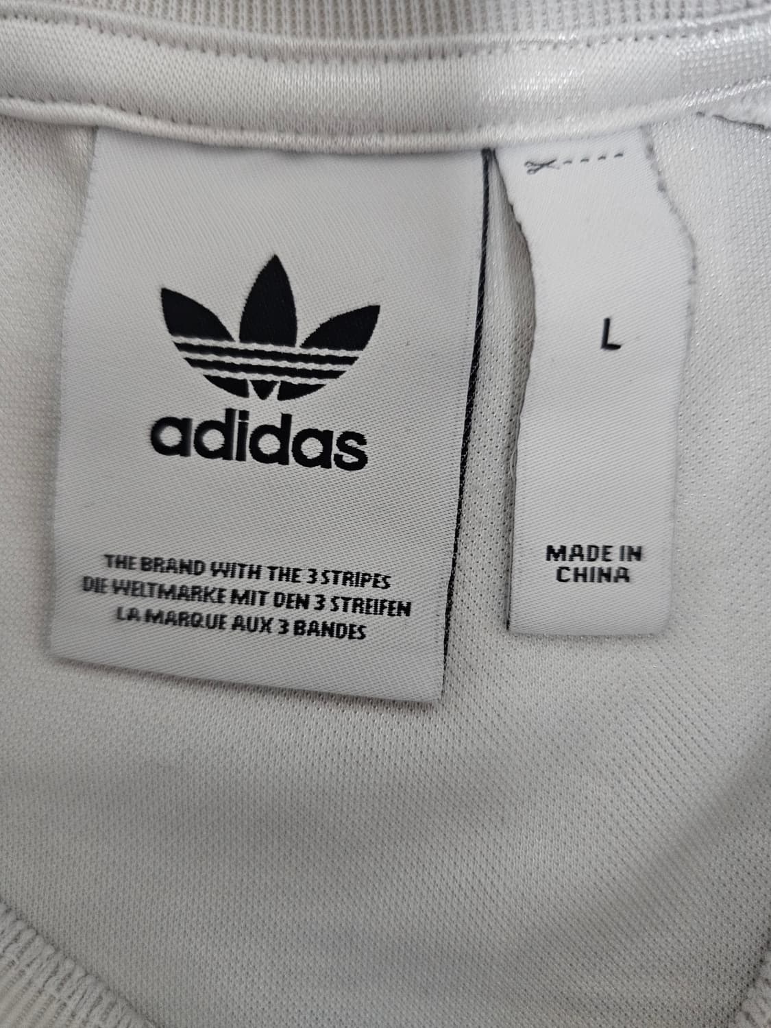 아디다스 자카드 저지 반팔티셔츠 L 상품이미지3