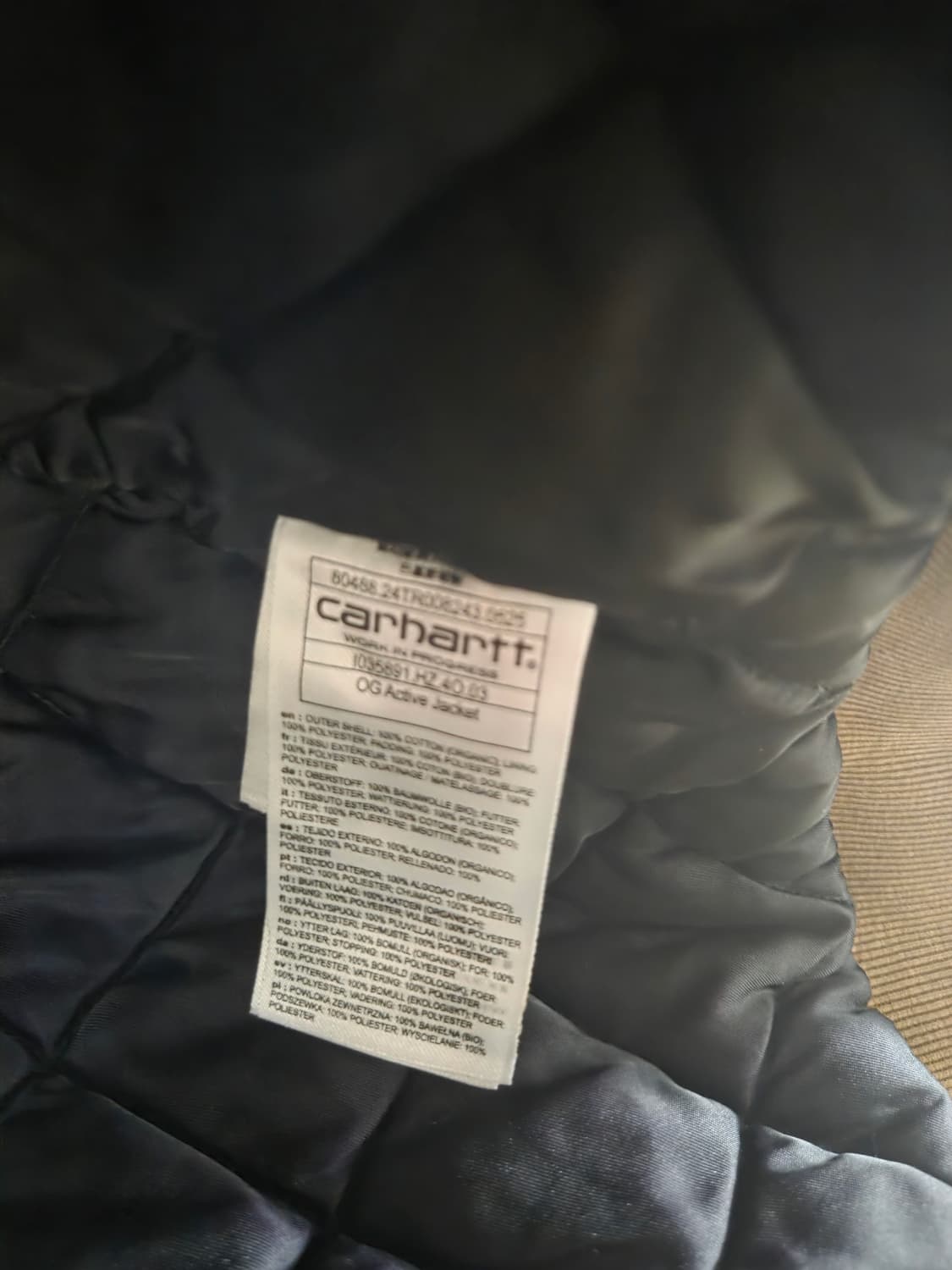 칼하트 WIP OG 액티브 자켓  상품이미지4