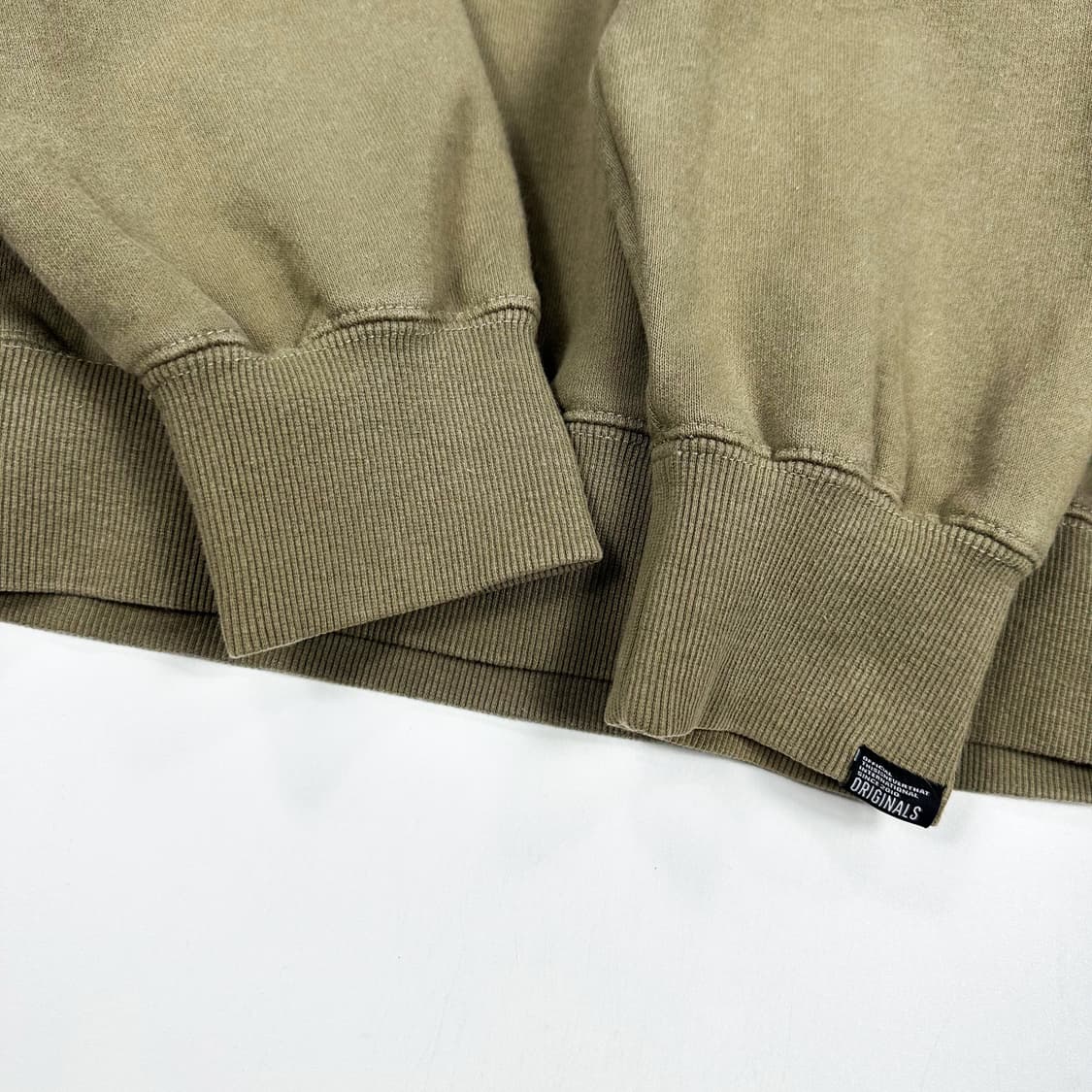 디스이즈네버댓 (디네댓) 레터링 카키 맨투맨 (L) 상품이미지4