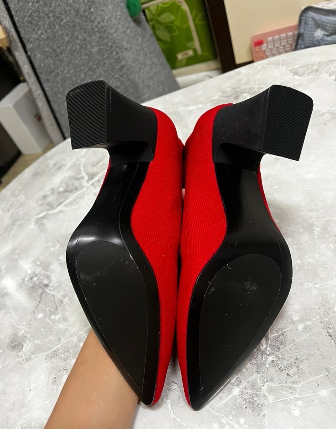 자라 레드 부츠(새상품) 상품이미지2