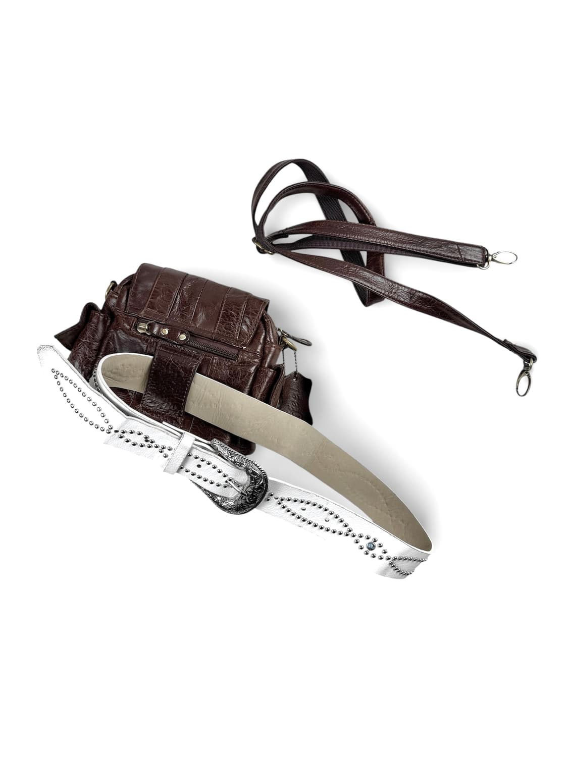 JPN 레더 미니 크로스백 상품이미지7