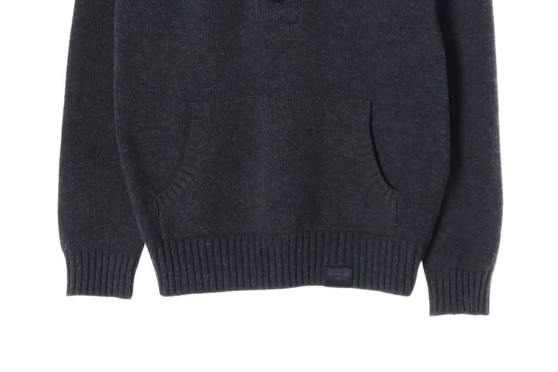 엠폴햄 울 혼방 버튼업 후드 니트 M 상품이미지4