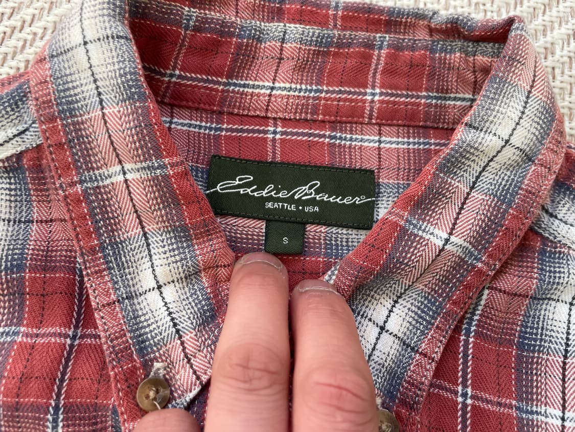 에디바우어 체크 셔츠 J04144 상품이미지4