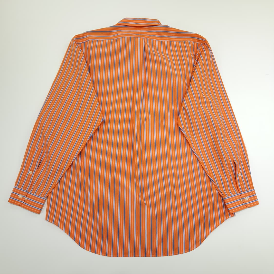 CN920 XL 폴로 랄프로렌 오렌지 스트라이프 긴팔 셔츠 남방 상품이미지8
