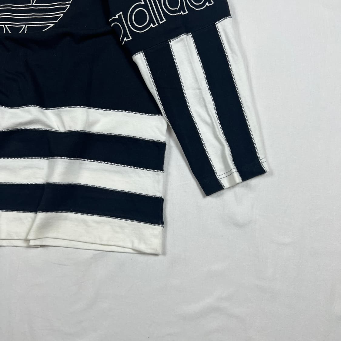 90‘s 아디다스 adidas 빅로고 롱슬리브 긴팔티 상품이미지5