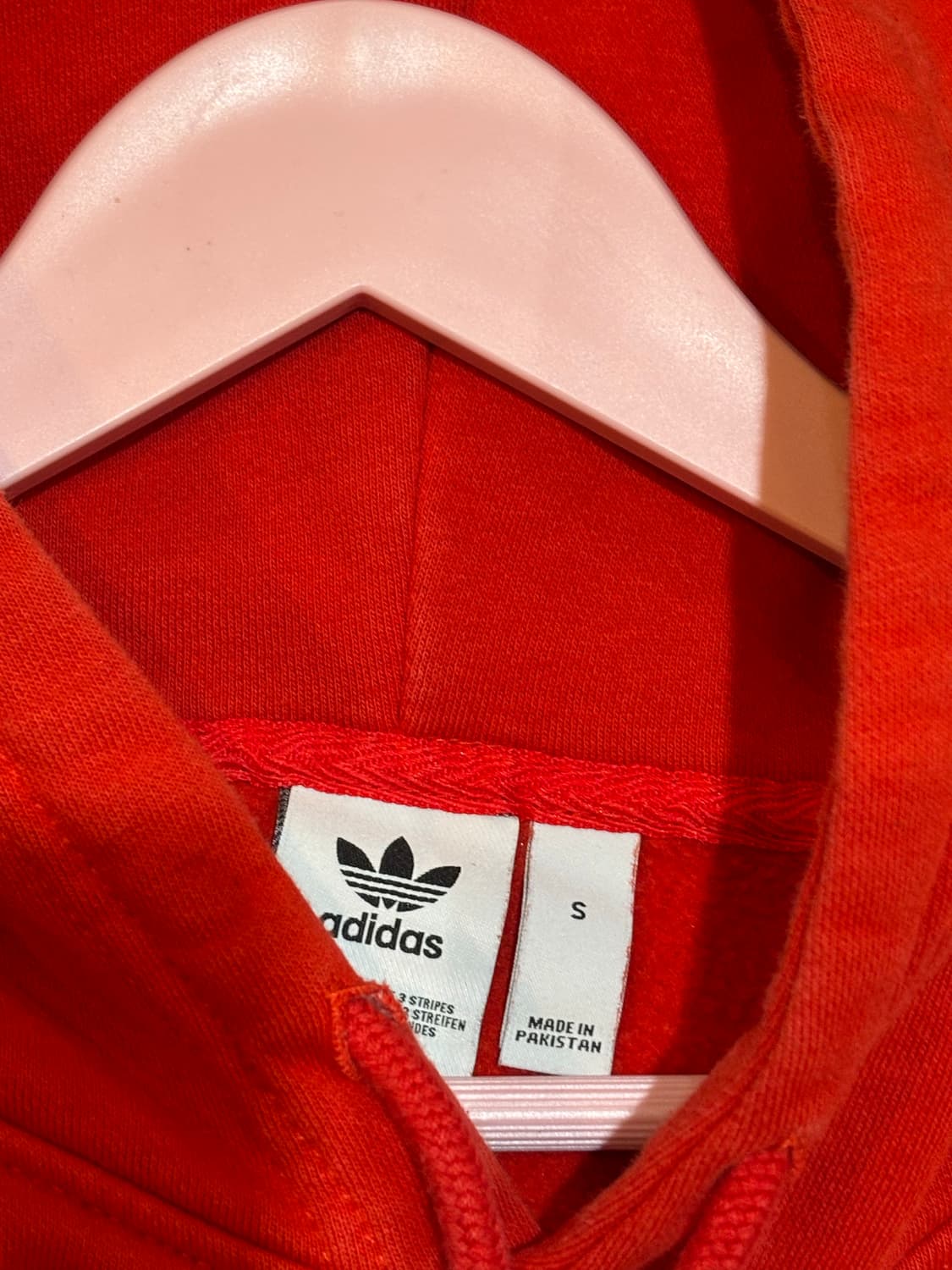 아디다스 후드티 레드 S 상품이미지5