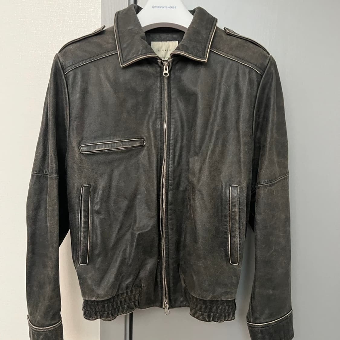 Siyazu 레더 자켓 상품이미지1