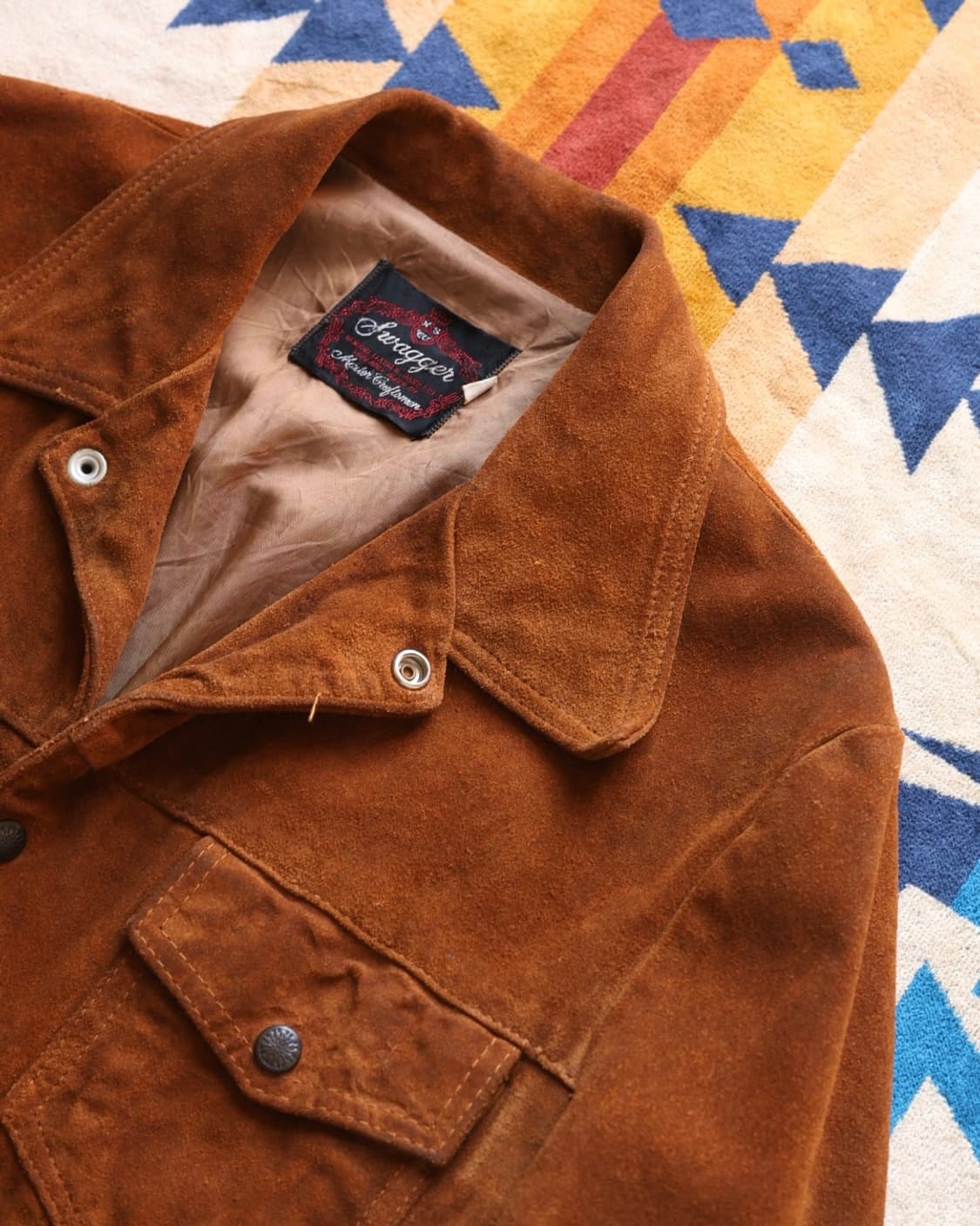 스웨거 60~70s 스웨이드 트러커 자켓(리바이스Type lll 모티브) 상품이미지5