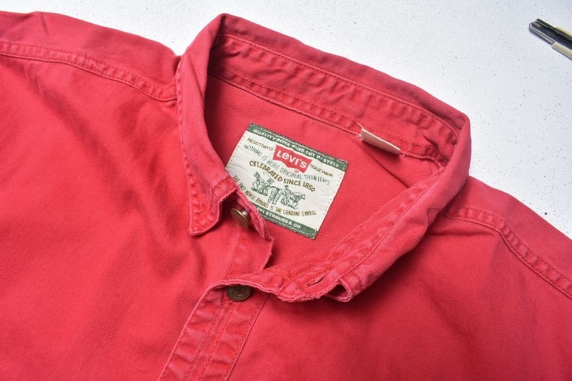 90S 빈티지 리바이스 워크 셔츠 남방 L N0880 상품이미지8