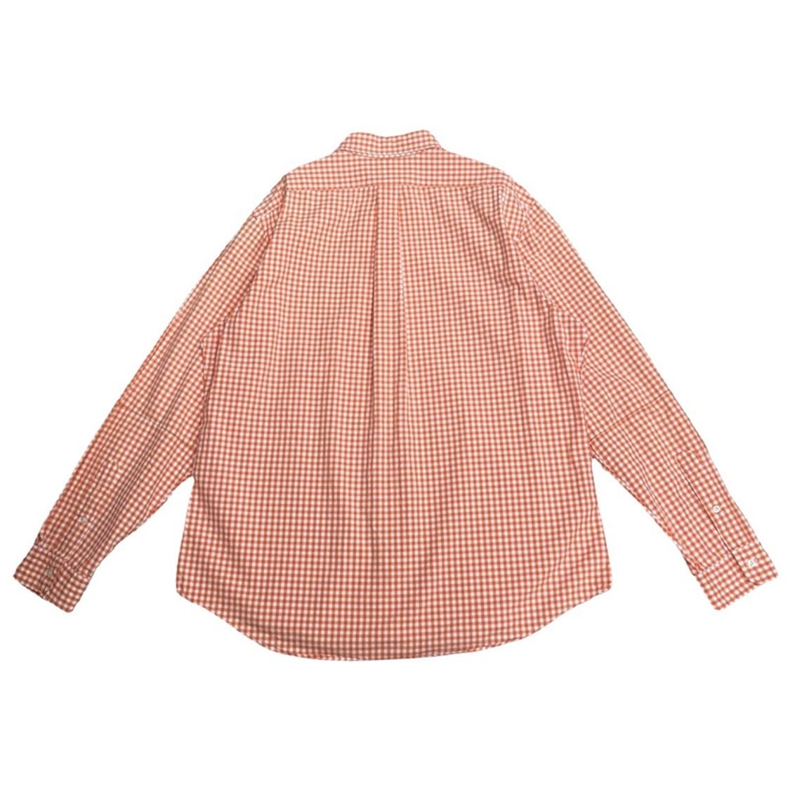 POLO 커스텀핏 오렌지 깅엄 셔츠 XL 상품이미지7