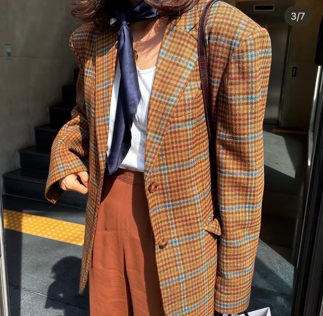 쏭스튜디오 캄포레 체크자켓 상품이미지1