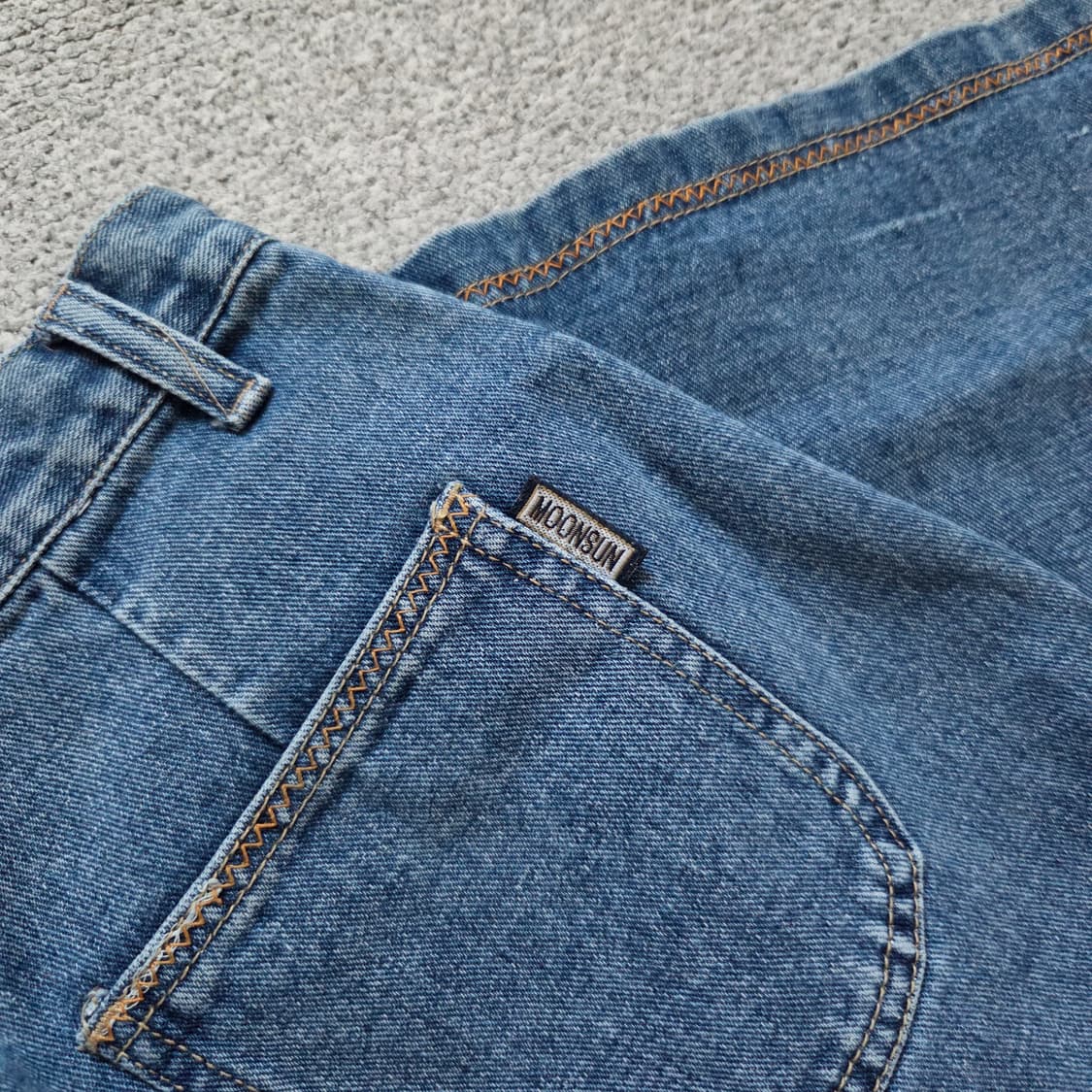 Moonsun 문선 데님 롱 스커트 25-26size 상품이미지5