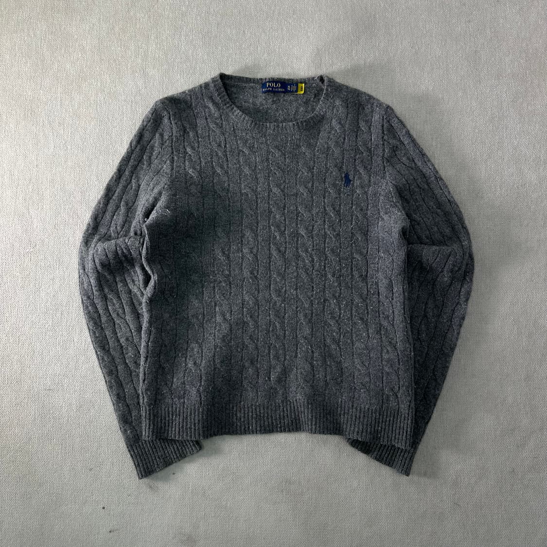 W 95 폴로랄프로렌 신형라벨 램스울 꽈배기 니트 상품이미지1