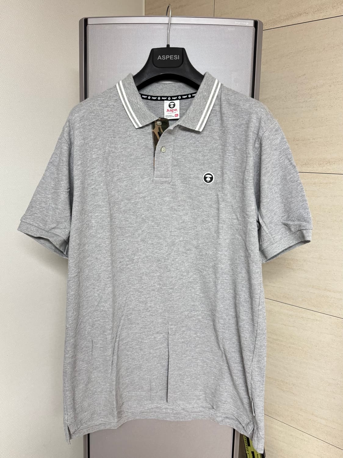 AAPE 그레이 피케티 XXL 사이즈 상품이미지1