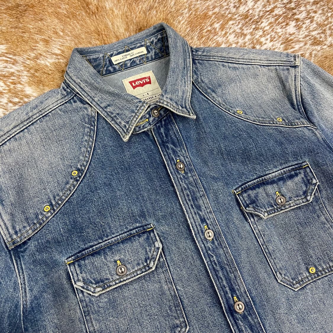 리바이스 웨스턴 데님셔츠 상품이미지3