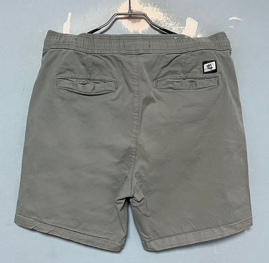 ZARA 자라 엘라스틱 밴딩 치노 남자 반바지 쇼츠 세이지카키 L 32 상품이미지2