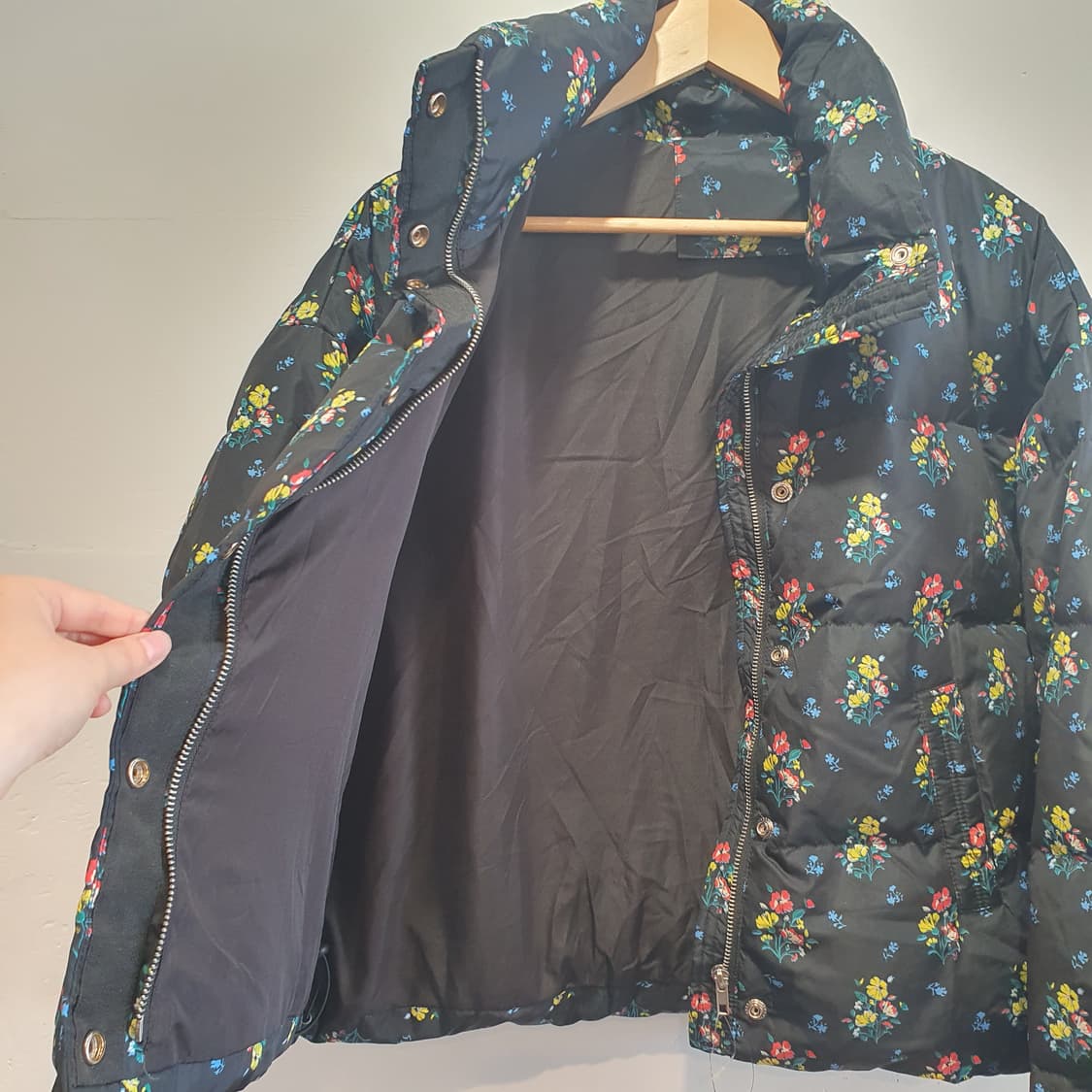 플라워 덕다운 패딩 상품이미지3