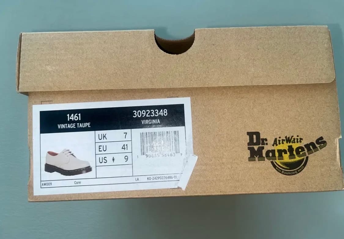 닥터마틴 1461 3홀 버지니아 빈티지 토프 상품이미지9