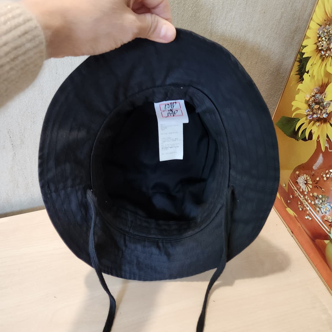 BAD IN BAD 🐯 타이거 자수 버킷햇 블랙 — 스트릿 감성 끝판왕 상품이미지6