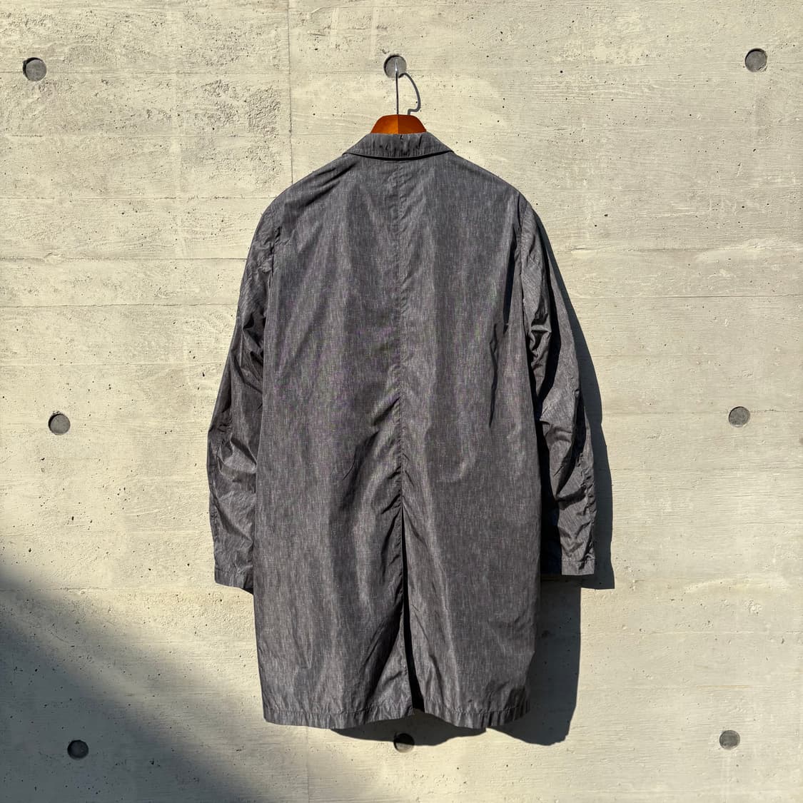 프라다 그레이 3 버튼 나일론 코트(2011) 상품이미지7