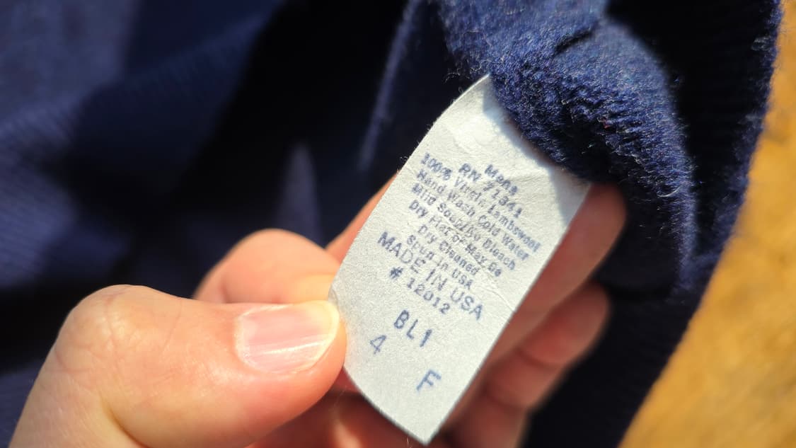 L.L.Bean 엘엘빈 램스울 니트 베스트 조끼 Made In USA 상품이미지5