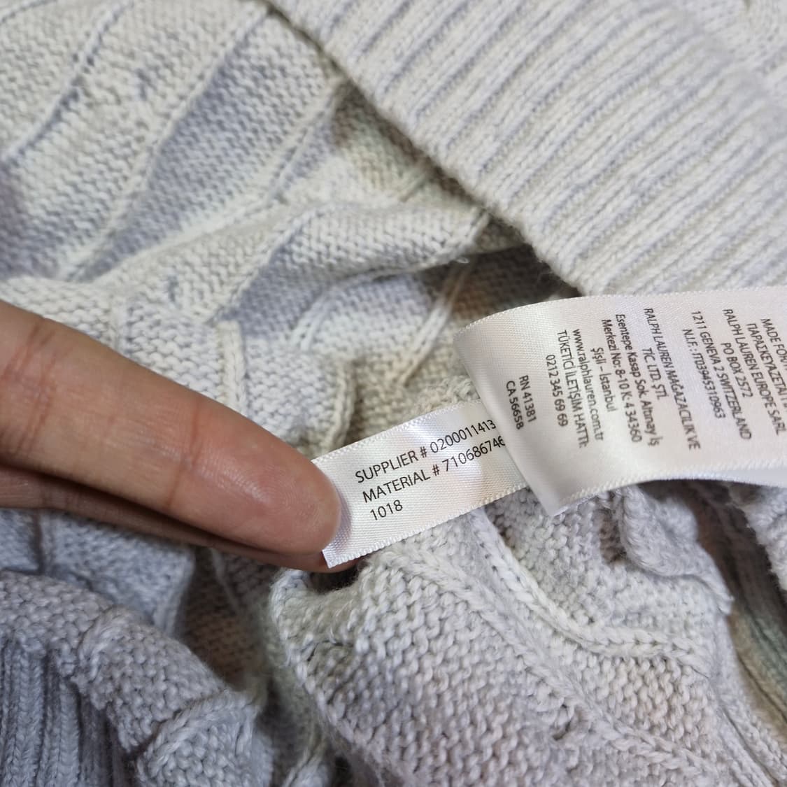 폴로 랄프로렌 케이블 니트 상품이미지4