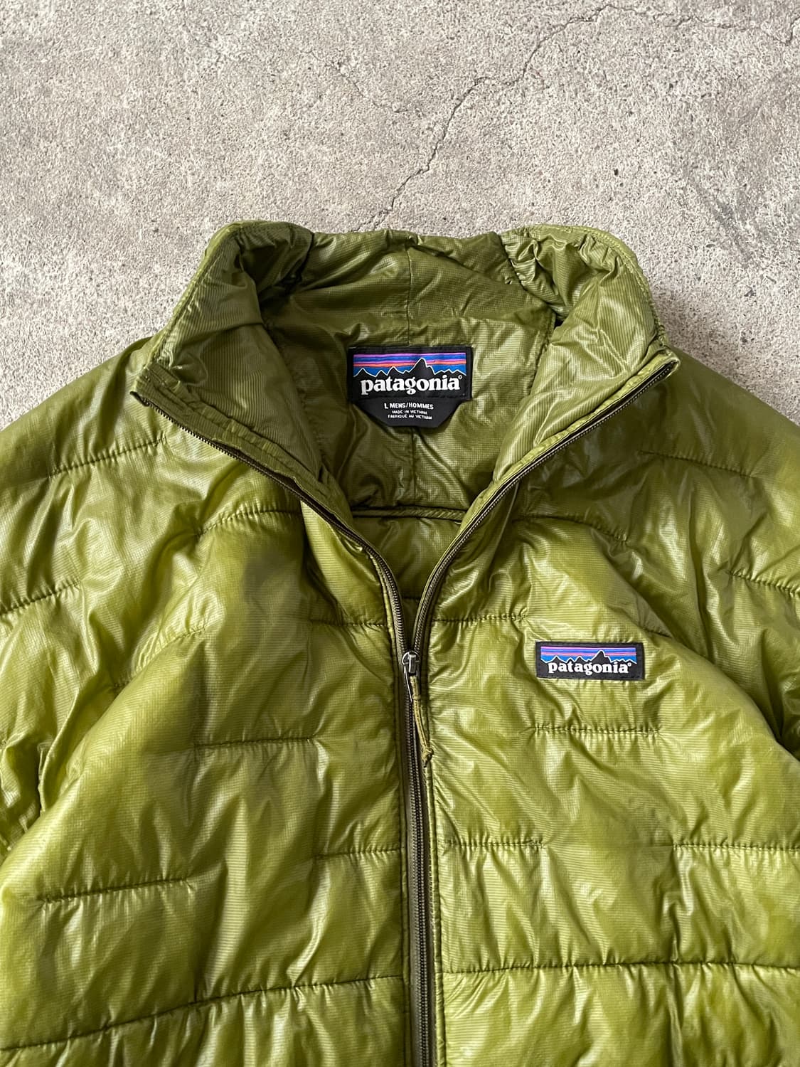 Patagonia Micro Puff Matcha Green Jacket 상품이미지6