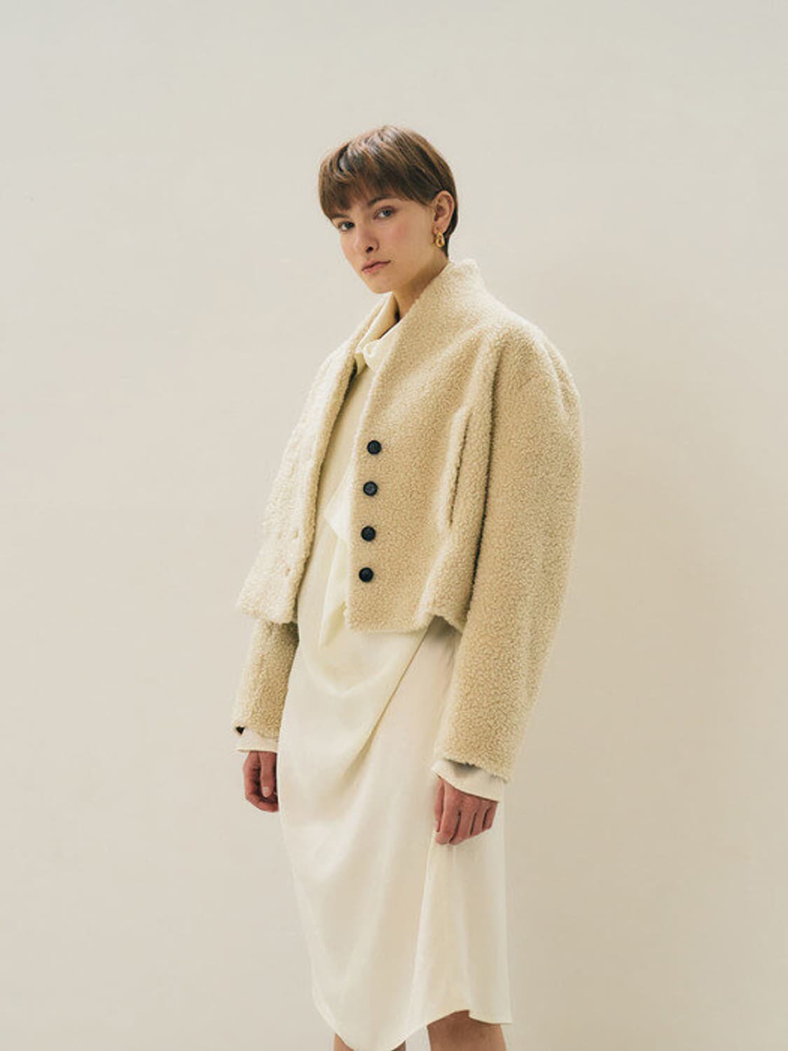 메종마레 시어링 퍼 자켓 / 34 사이즈 상품이미지1