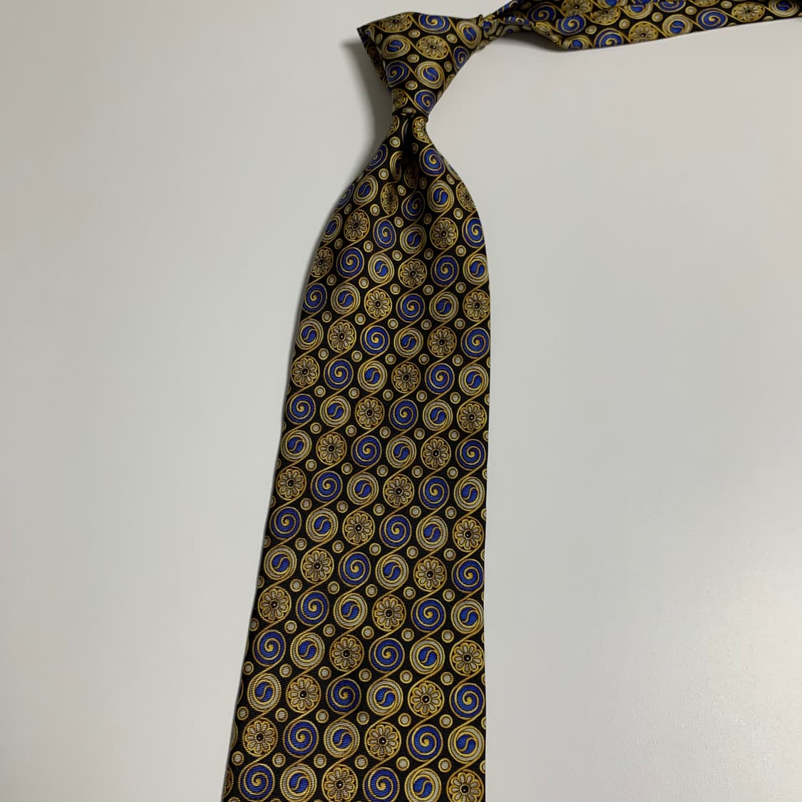 크리스찬 디올(Dior) 기하학적패턴 플라워 명품넥타이 A+등급 상품이미지8