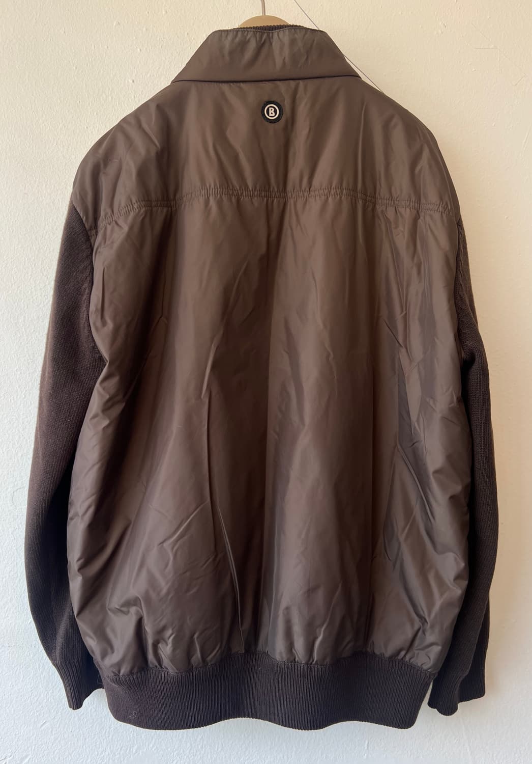 보그너 남성 브라운 골프 울방풍집업점퍼  상품이미지8