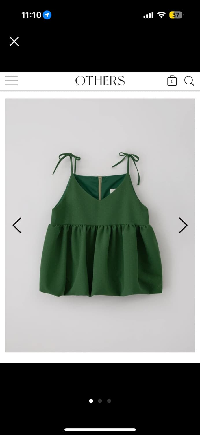 아더즈 others 볼륨 슬리브리스 새상품 상품이미지1