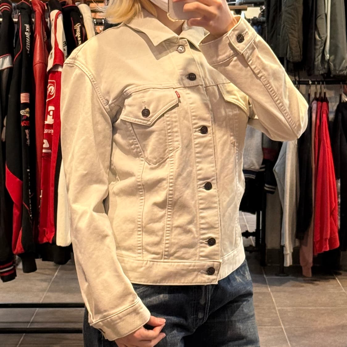 [NO.9] Levi’s 아이보리 데님 자켓 상품이미지3